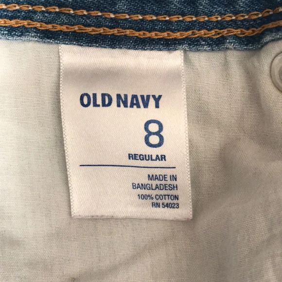 Old Navy ultra blue light wash rolled crop jeans - Picture 4 of 7